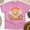 Azalea, variant on Hello Sunshine Retro T-Shirt – Hippie Summer Vibe Graphic Tee, Maroon, Size S