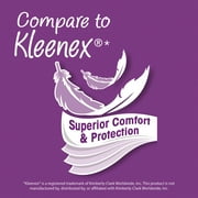 Great Value Ultra Soft Facial Tissues, 4 Flat Cartons, 120 Tissues per Flat, 3-Ply, Compare to Kleenex®