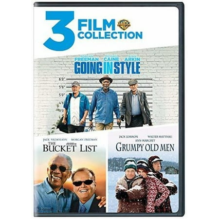 3 Film Collection: Going in Style / The Bucket List / Grumpy Old Men (DVD)