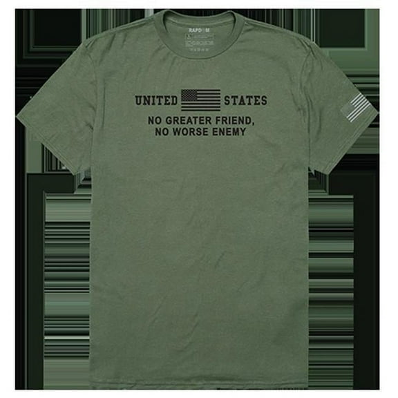 No Greater Tactical Graphic T-shirt, Olive - Extra Large