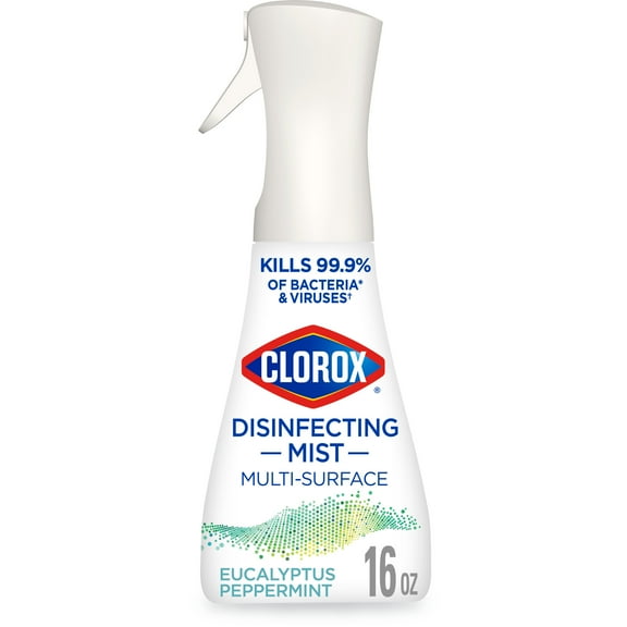 Clorox Disinfectant Mist, Multi-Surface Spray, Eucalyptus Peppermint, 16 fl oz