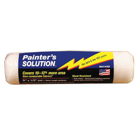 Paint Roller Cover,9 In,Nap 1/2 In WOOSTER