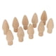 thumbnail image 1 of Adorno De Bombilla De Madera, Bombilla De Madera Resistente Y Pintable, Lindo Acabado En Liso, 10 Piezas Compacto Para Talleres, 1 of 7