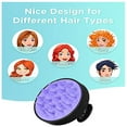 thumbnail image 6 of Hair Shampoo Brush, Scalp Care Hair Brush with Soft Silicone Scalp Massager (Black), 6 of 6