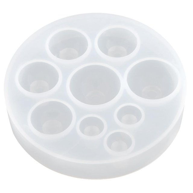 de silicona de 9 cavidades para decoración de pasteles, chocolate, fondant, joyería de resina, de fundición, arcilla polimérica, fabricaci Gloria Molde de silicona