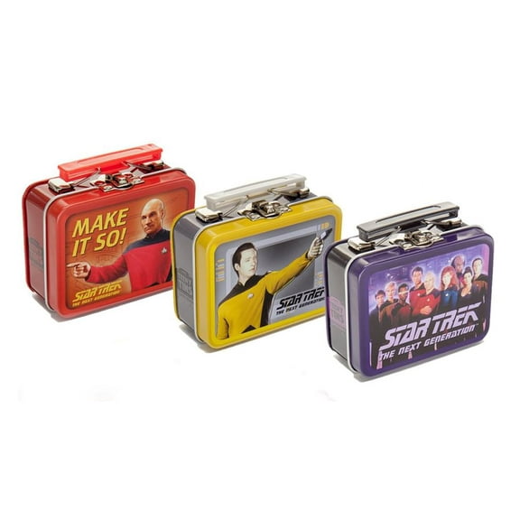Star Trek The Next Generation Teeny Tin Lunch Box, Set of 3 Random Designs