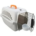 thumbnail image 1 of Portadora De Perros, Portador De Mascotas De Viaje Caja De Transporte De Mascotas De Plástico Caja De Entrenamiento De Cachorros Ventilado Con Amplio Espacio Para Visitas Al, 1 of 7