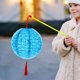 thumbnail image 3 of Chinese Paper Lanterns With LED Lights Hollow Out Hanging Asia Japanese Paper Lamps With Tassel And Walking Stick, 3 of 5