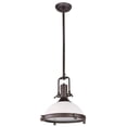 thumbnail image 1 of Maxim 25117SWBZ Hi-Bay One Light Pendant, Bronze, 1 of 1