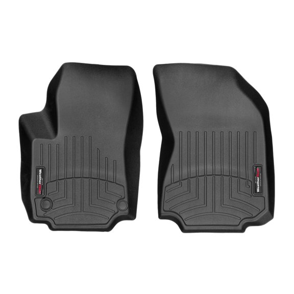 WeatherTech Custom Fit FloorLiners compatible with 2018-2024 GMC Terrain - 1st Row (Driver & Passenger), Black