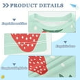thumbnail image 2 of FORMRS Boys Rash Guard Short Sleeves Swim Shirt Quick Dry UPF 50+ Sun Protection, Sizes 3-12T, Red Strawberry, 2 of 6