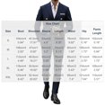 thumbnail image 2 of LEKWK Suits for Men Gold Buttons Double Breasted 2 Piece Suit Classic Slim Fit Navy Blazer with Dress Pants Elegant Formal Tuxedo Suits Wedding Prom Business Outfits, 2 of 5