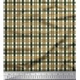 thumbnail image 1 of Soimoi Poly Georgette Fabric Gingham Check Decor Fabric Printed Yard 42 Inch Wide, 1 of 3