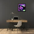 thumbnail image 3 of Stephen Chambers 15x15 Black Modern Wood Framed Wall Art Titled - Lowell Magenta, 3 of 6