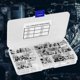 thumbnail image 5 of 93pcs Threaded Insert 1 Box M3, M4, M5, M6, M8, M10 304 Stainless Steel Blind Rivet Nut Set, 5 of 5