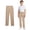 Khaki, variant on Boys Uniform Pants Pull On Chino Pants with Pockets Straight Pants Navy Blue Uniform Pants Boys Back to School Clothes Kid Boys Pants 5-6 Years