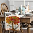 thumbnail image 4 of Sm:)e Fall Maple Tree Table Runner 13x72 Inch, Autumn Seasonal Decor for Kitchen Dining Table Home Party, 4 of 7