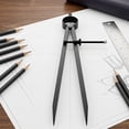 HOOWIFFY Metal Compass Tool for Geometry Teaching and Woodworking ...