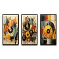 thumbnail image 2 of Designart "Vintage Vinyl Records II" Music Framed Wall Art Set Of 3 - Multi-Color Vinyl Records Frame Gallery Wall Set For Home Decor, 2 of 6