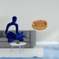 thumbnail image 2 of Figura de pensador abstracto,Estatua de pensador abstracto,decoración para el hogar,Cestas de almacenamiento,Cestas de almacenamiento de cocina tejidas con asas hechas a mano,Cestas de pan, 2 of 8