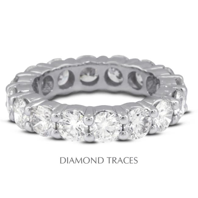 Diamond Traces UD-EWB100-7394 18K White Gold 4-Prong Setting 2.01 Carat ...