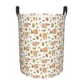 thumbnail image 2 of Uemuo Squirrel And Mushroom Pattern Circular Laundry Hamper Basket with handles,Collapsible laundry basket,Large capacity laundry hamper,Laundry Organizer-Medium, 2 of 8