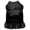 thumbnail image 2 of Mirage Pet Santa's Girl Rhinestone Dog Dress Black Lg, 2 of 10