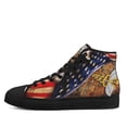 thumbnail image 3 of Proud Nurse Symbol America High Top Canvas Shoes Sneakers Black Size 7.5, 3 of 7