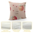 thumbnail image 4 of Red Apple Throw Pillow Cover for Kids,Fruits Pattern Pillow Cover Pink Lover Heart Floral Print Cushion Cover,Honey Apple Decorative Pillow Cover for Office, 4 of 5