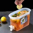 thumbnail image 1 of enqiretly Mix Drinks Water Jug for Lemonade Beverage Ice Tea Summer Fruit Tea Pitcher, 1 of 8