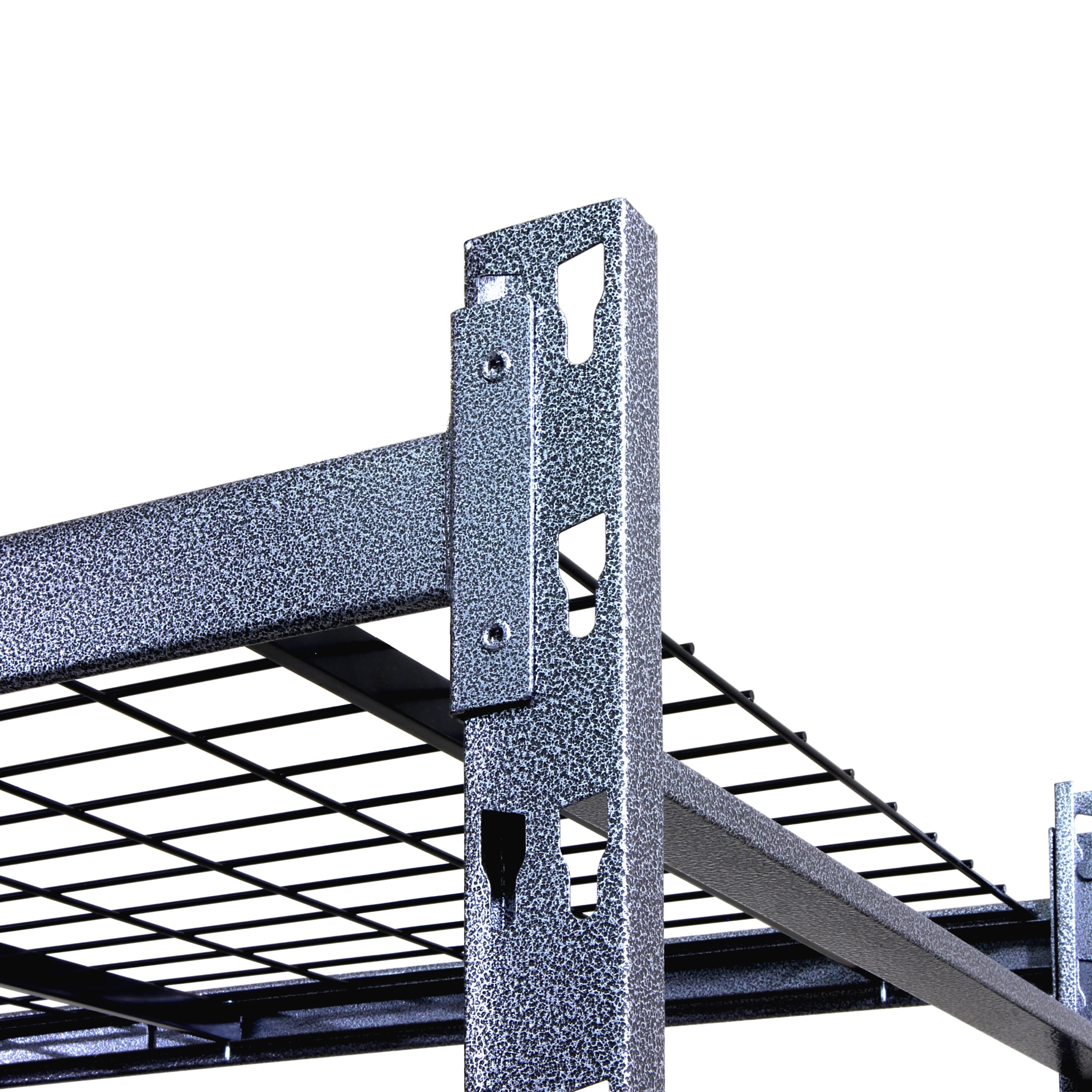 RUGGED RACK Steel 4-Tier Storage Rack 72"H x 24"D x 77"W, 1000lb Per Shelf