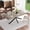 Gray / MDF, variant on 55.11"-70.86"Retro Rectangular Stretch Dining Table, Gray Carole Top