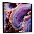 thumbnail image 2 of Designart "Amethyst Abyss Geode" Landscapes Framed Wall Art - Purple Stone Geode Living Room Framed Canvas Art, 2 of 6