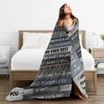 thumbnail image 5 of To My Son Blanket Gifts For Kids Adults - Lightweight Throw Blanket For Bedroom Living Room Decor Soft Fuzzy Fleece Cozy Plush Bed Couch 60"X50", 5 of 7