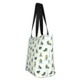 thumbnail image 4 of Kll Tote Bag For Women Cute Avocado Yoga Print Shopping Grocery Reusable Bags For Office School Shopping Travel, 4 of 8