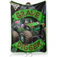 thumbnail image 1 of Manta Sunny Side Up Monster Jam Grave Digger, 46 x 60 pulgadas, 1 of 6