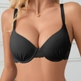 thumbnail image 4 of SwiftWear Women's Underwire Bra Lace Trim Push Up T-Shirt Bra for Everyday Lift, Comfort & Support, 4 of 7