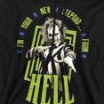 thumbnail image 2 of Beetlejuice Beetlejuice Stepdad From Hell Adult Pull-Over Hoodie, Black, Large, 2 of 4