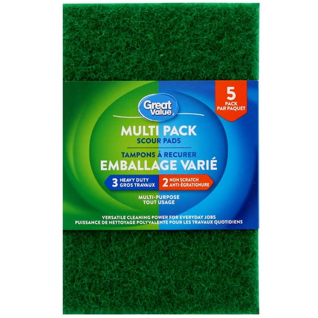 Tampons à récurer en emballage multiple Great Value