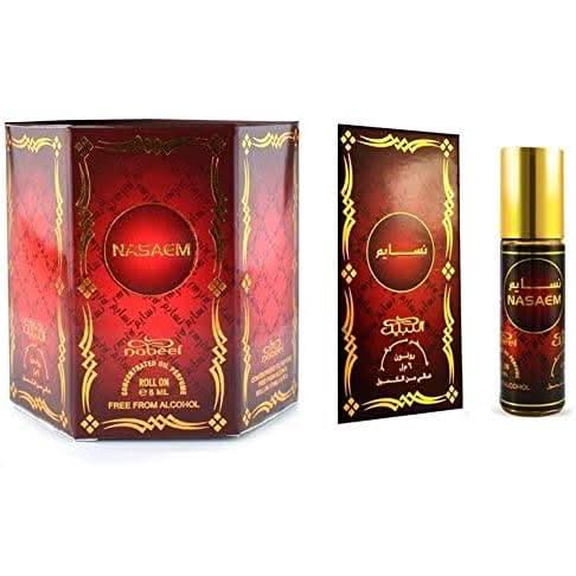 Nasaem - Box 6 x 6ml Roll-on Perfume Oil by Nabeel