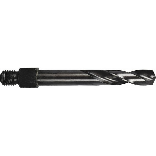 Cobalt Steel Threaded Shank Drill Bit, Fractional Inch Dimension3/8", 0