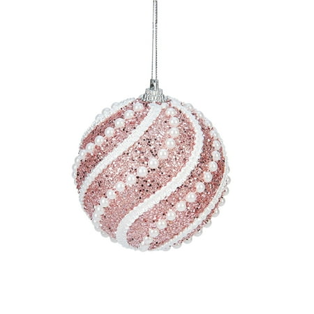 

Outfmvch christmas decorations home decor Christmas Tree Decoration Christmas Ball Color Ball Dipped In Powder Ball Christmas Ornaments Pendant Ball Christmas Decorations