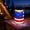 Solar Powered Jar Light Under $5 a2, variant on Tusihei Solar Powered Jar Light, Colorful Stained Glass Lantern, USA Flag Stars and Stripes Waterproof LED Glass Jar Lamp for Garden Patio Independence Day Memorial Day Decor