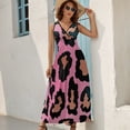 thumbnail image 2 of Leopard Print Pattern King Size Sleeveless Dress Dresses Summer Women Dresses Clothing Woman Dresses Dress, 2 of 6