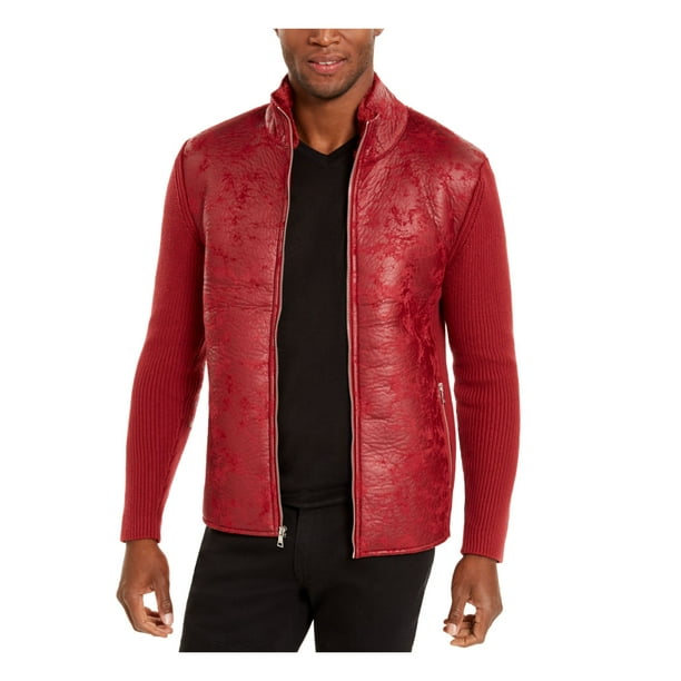 Inc Mens Red Fur Trim Hood Zip Up Jacket Xl Com Inc Mens Red Fur Trim Hood Zip Up, Inc International Concepts Faux Fur Hood Quilted Down Coats