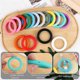 thumbnail image 4 of 91pcs Silicone Beadable Ring Making Kit,Silicone O Rings for Beads Frame Silicone Pendant for Keychain Necklace Bracelet, 4 of 4