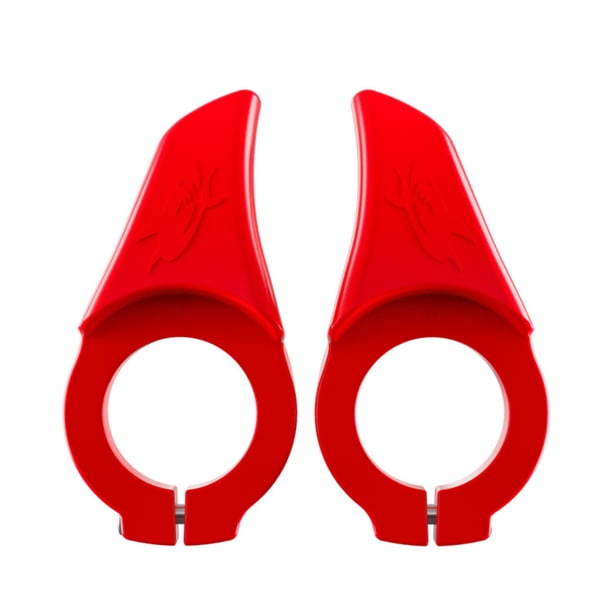 Handarra auxiliar de la bicicleta Handle ergonómico.1 par MANILLARA DE BICICLETAR A LIGHT AUXILIAR TIEMPOS ERGONÓMICOS MANDARIOS BARENDAS MANGO BARRAS ACCESORIOS ADJUNTOS ADJUNTOS Suministros rojos Methold OD002166-03