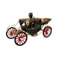 thumbnail image 3 of deevoka Retro Retro Carriage Decoration Collection Decoration Creative Cabinet Piece Black, 3 of 9