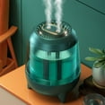 thumbnail image 2 of Arestory Portable Mini Humidifier, Small Cool Mist Humidifier , USB Personal Desktop Humidifier for Car Office Home Travel, Auto Shut-Off, 2 Mist Modes, Super Quiet(Green), 2 of 8