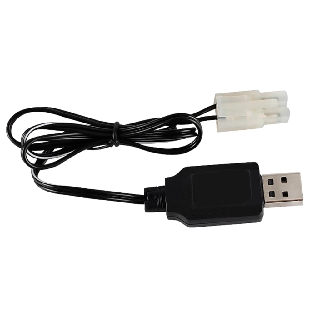 Sidougeri Câble de charge de batterie USB Ni-Cd Ni-MH Pack SM-2P Adaptateur  prise 4,8 V 250 mA Sortie jouets voiture